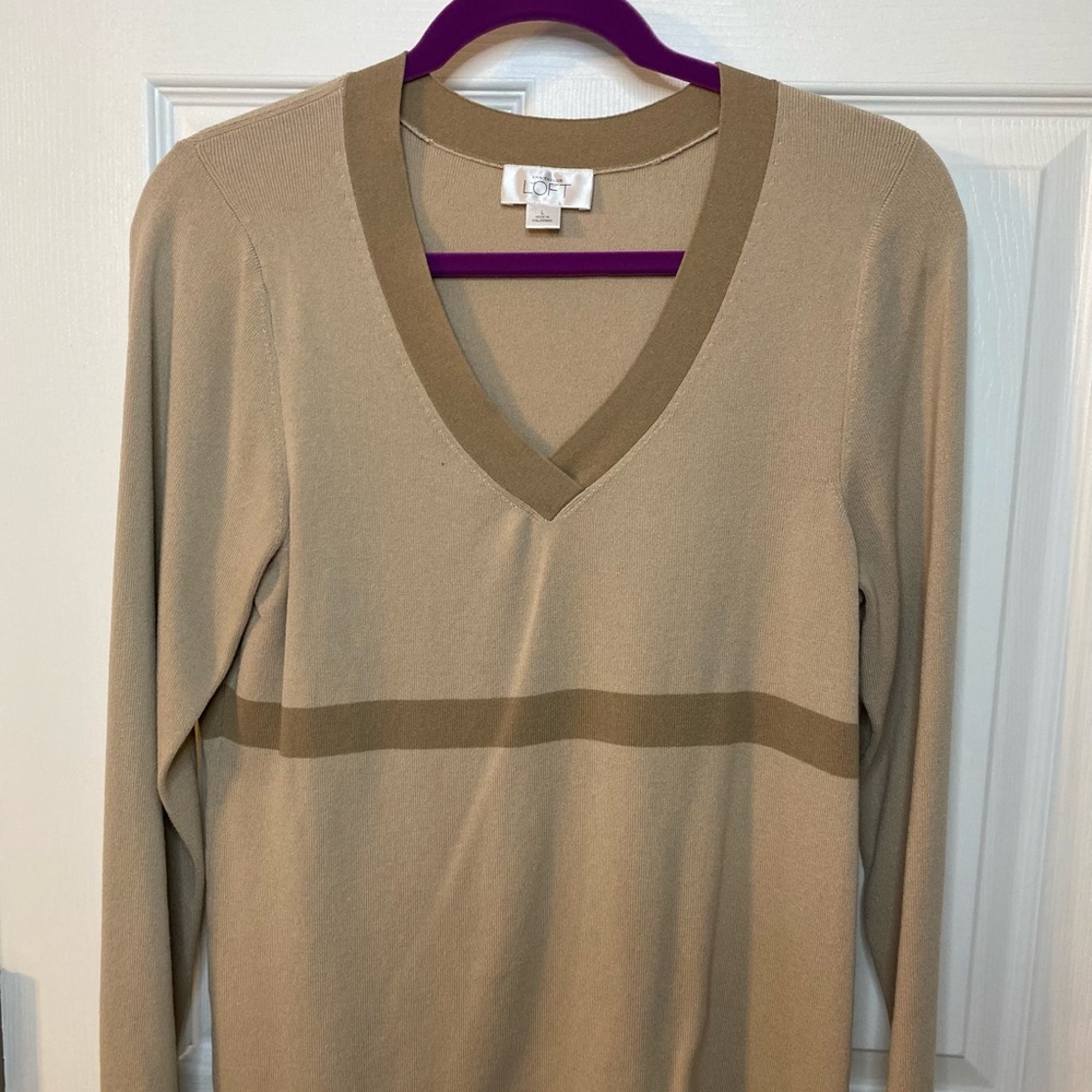 Beige Ann Loft Sweater